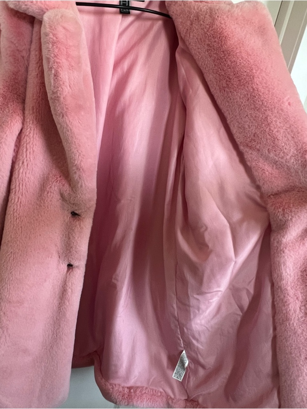 Forever 21 Blush Pink Faux Fur Teddy Coat - Picture 5 of 10
